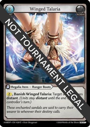 Winged Talaria — Mortal Ambition Draft Pack