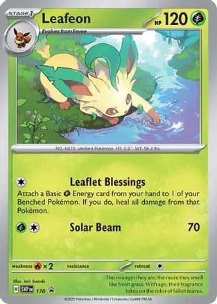 Leafeon - 170 (Cosmos Holo) — SV: Scarlet & Violet Promo Cards