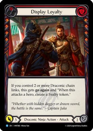 Display Loyalty (Red) — The Hunted