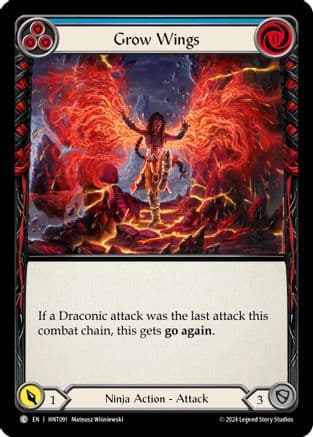 Grow Wings (Blue) — The Hunted