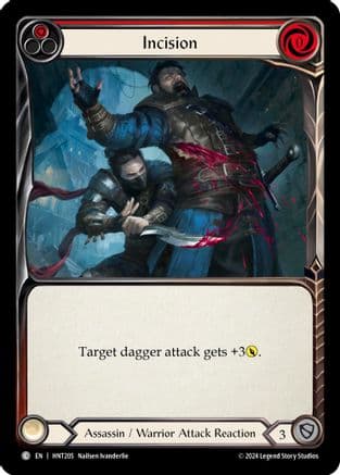 Incision (Red) — The Hunted Flesh and Blood card by Nail-sen ivanderlie