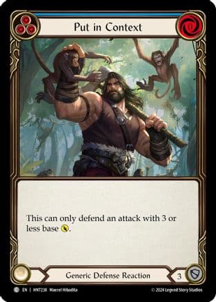 Put in Context (Blue) — The Hunted