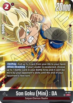 Son Goku (Mini) : DA - FP-037 — Fusion World Promotion Cards and Packs