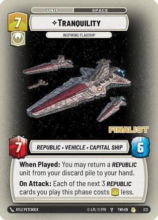 Tranquility - Inspiring Flagship (Finalist) — Organized Play Promos