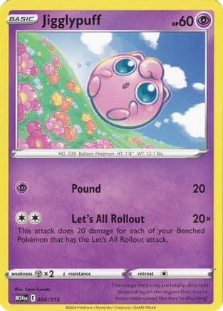 Jigglypuff — McDonald's Promos 2024 Pokémon TCG card by Saya Tsuruta
