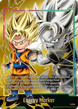 Energy Marker (E-17) (Gold) — Fusion World Energy Markers