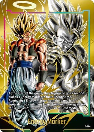 Energy Marker (E-21) (Gold) — Fusion World Energy Markers