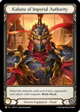 Kabuto of Imperial Authority (Extended Art) — The Hunted