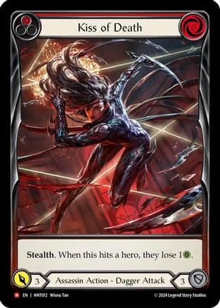 Kiss of Death (Extended Art) — The Hunted Flesh and Blood card by Wisnu Tan
