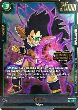 Raditz (Judge Pack (Store Judge) 03) — Tournament and Championship Promos
