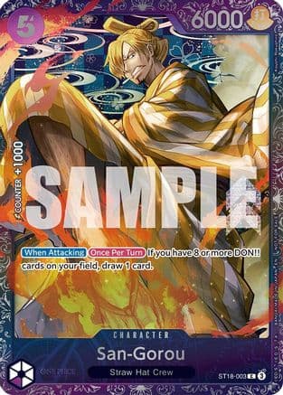 San-Gorou (Treasure Cup 2025) — One Piece Promotion Cards