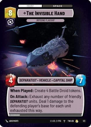 The Invisible Hand - Imposing Flagship — Organized Play Promos