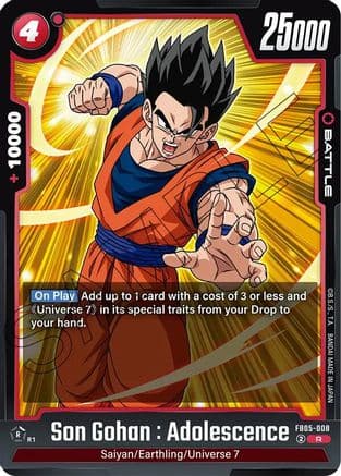 Son Gohan : Adolescence - FB05-008 — New Adventure