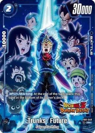 Trunks : Future - FB01-049 (Dragon Ball Z Dokkan Battle Alternate Art) — Awakened Pulse Alternate Art Reprints
