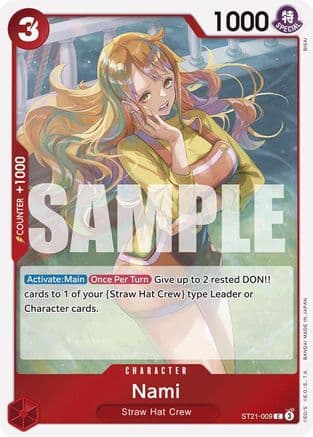 Nami — Starter Deck EX: Gear 5 One Piece Card Game card by BISAI