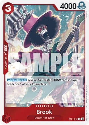Brook — Starter Deck EX: Gear 5 One Piece Card Game card by eiji.kaizu