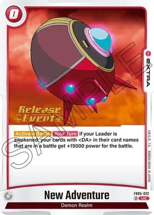 New Adventure — New Adventure Release Event Cards
