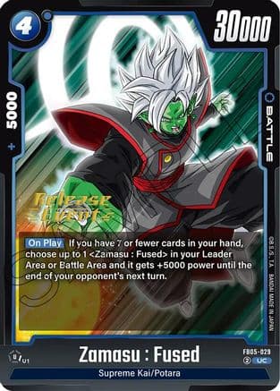 Zamasu : Fused — New Adventure Release Event Cards