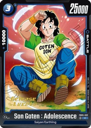 Son Goten : Adolescence — New Adventure Release Event Cards