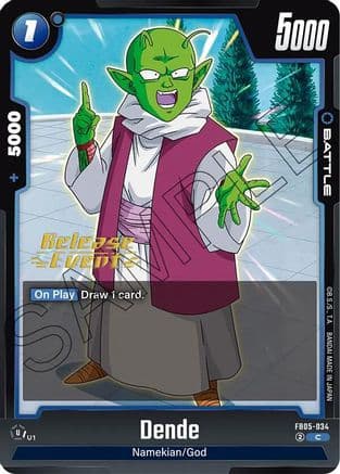Dende - FB05-034 — New Adventure Release Event Cards