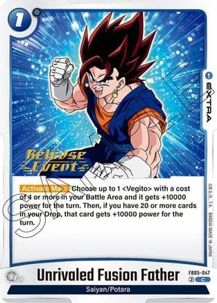 Unrivaled Fusion Father — New Adventure Release Event Cards