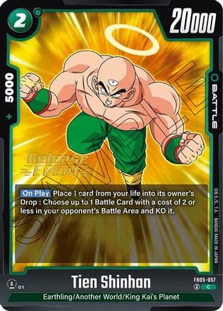 Tien Shinhan - FB05-057 — New Adventure Release Event Cards