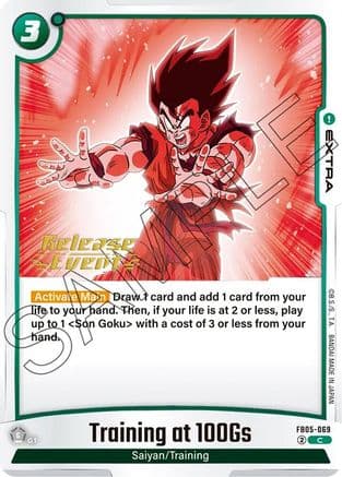 Training at 100Gs — New Adventure Release Event Cards