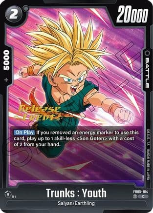 Trunks : Youth — New Adventure Release Event Cards