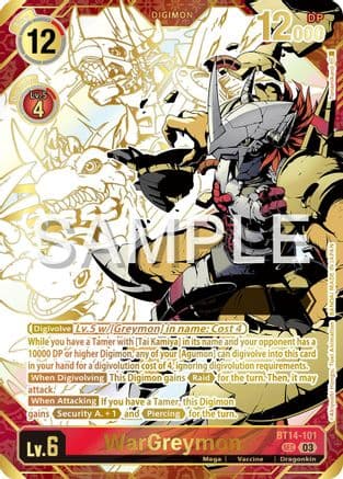WarGreymon (Rare Pull) — Release Special Booster 2.5