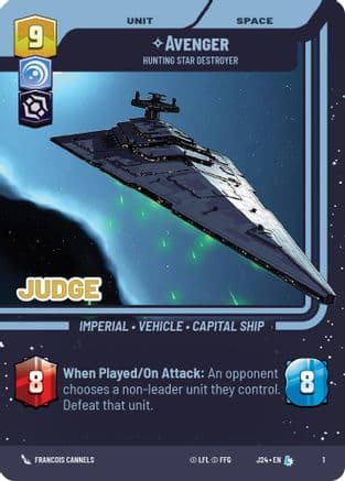 Avenger - Hunting Star Destroyer — Judge Promos