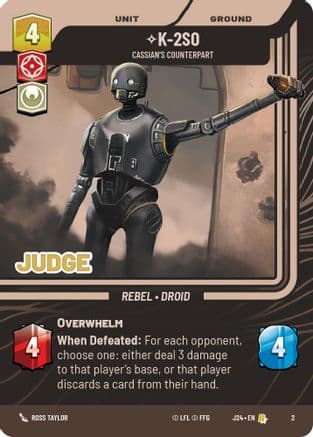 K-2SO - Cassian's Counterpart — Judge Promos
