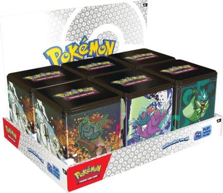 Pokemon Stacking Tins: Treasures of Ruin-Paradox Pokémon-Ogerpon Display — Miscellaneous Cards & Products