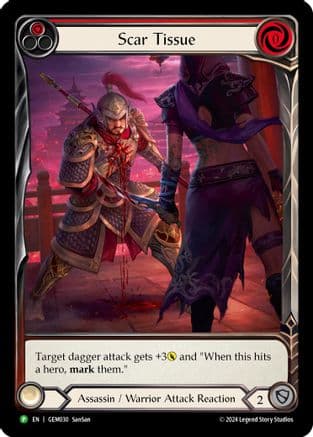 Scar Tissue (Red) — GEM Pack 1 Flesh and Blood card by SanSan