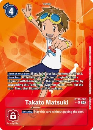 Takato Matsuki (Release Special Booster 2.5: Box Promotion Pack) — Release Special Booster 2.5