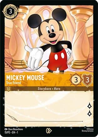 Mickey Mouse - True Friend — Disney Lorcana Promo Cards