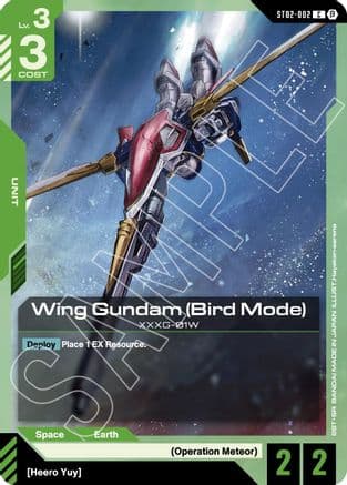 Wing Gundam (Bird Mode) — Edition Beta
