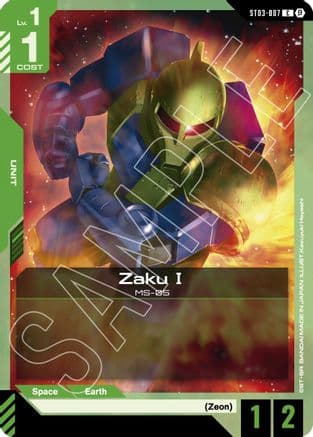 Zaku I — Edition Beta