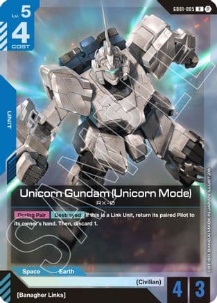 Unicorn Gundam (Unicorn Mode) — Edition Beta