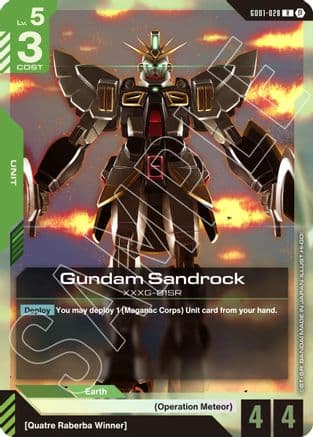 Gundam Sandrock — Edition Beta