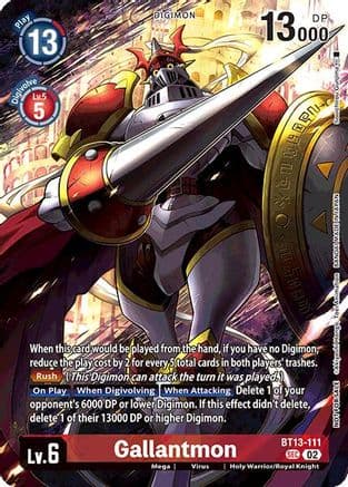 Gallantmon (Limited Card Pack) — World Convergence