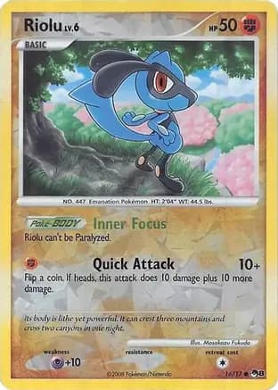 Riolu (Cracked Ice Holo) — Miscellaneous Cards & Products