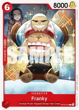 Franky (014) — Royal Blood One Piece Card Game card by Kouji Rokushika