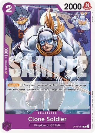 Clone Soldier — Royal Blood One Piece Card Game card by Bandai Co., Ltd.