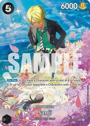 Sanji (SP) — One Piece Card Game card
