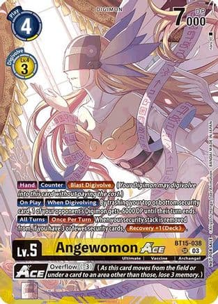 Angewomon ACE (Limited Card Pack) — World Convergence Digimon Card Game card by Atsushi