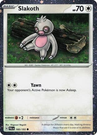 Slakoth (Cosmos Holo) — Miscellaneous Cards & Products Pokémon TCG card by Shigenori Negishi