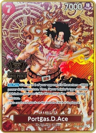 Portgas.D.Ace (One Piece Japanese Version 2nd Anniversary Set) — One Piece Promotion Cards