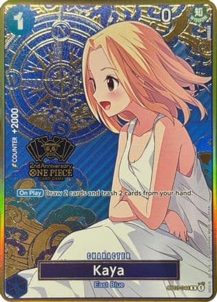 Kaya (One Piece Japanese Version 2nd Anniversary Set) — One Piece Promotion Cards