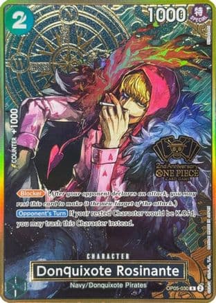 Donquixote Rosinante (One Piece Japanese Version 2nd Anniversary Set) — One Piece Promotion Cards