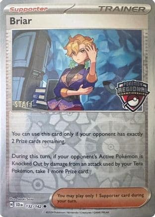Briar - 132/142 (Regional Championship) [Staff] — League & Championship Cards
